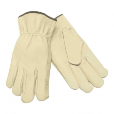 MCR SAFETY M3400L, LARGE STRAIGHT THUMB GRAIN LEATHER DRIVERS GLOVE